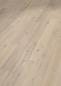 Preview: Landhausdiele 220mm breit, Eiche astig, gebürstet, weiß geölt 2,51m²/Paket